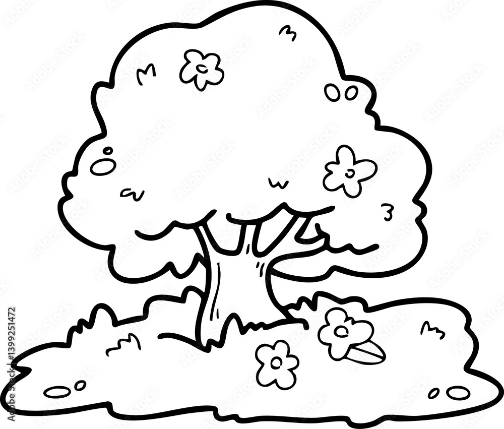 Tree, nature, Earth Day, illustration Tree, nature, Earth Day, illustration