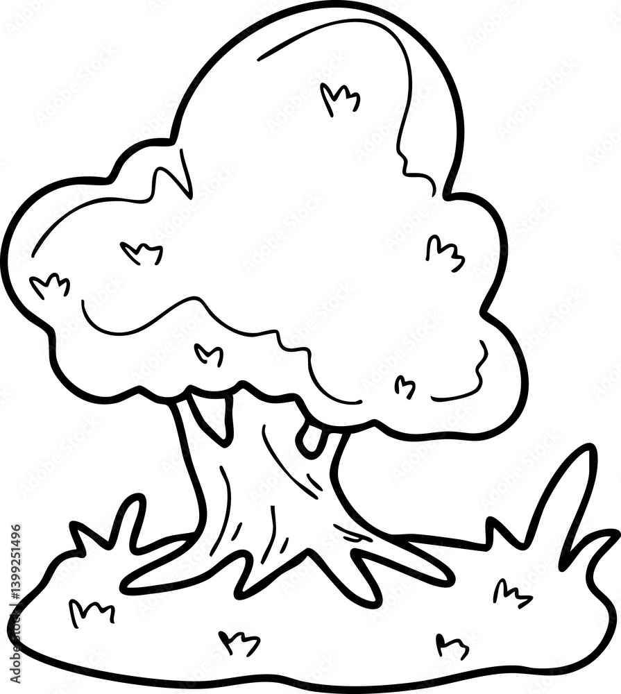 Tree, nature, Earth Day, illustration Tree, nature, Earth Day, illustration