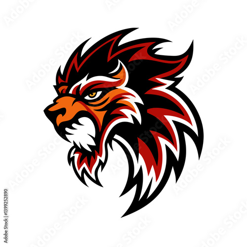 Wallpaper Mural This is a bold and fierce animal mascot logo—perfect for sports teams, clubs, gaming avatars, or merchandise branding. Torontodigital.ca