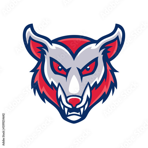Wallpaper Mural This is a bold and fierce animal mascot logo—perfect for sports teams, clubs, gaming avatars, or merchandise branding. Torontodigital.ca