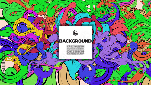 An artistic blend of fractal geometry and vibrant color in vector format—ideal for design pieces that demand attention, from posters to wearable prints