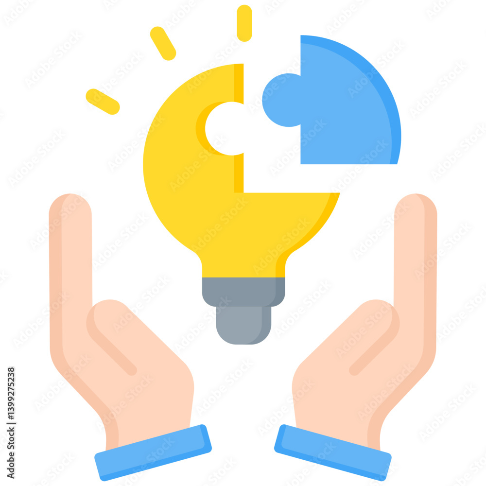 Fototapeta premium Problem Solving Icon