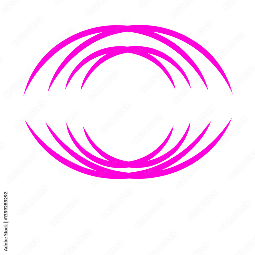 Abstract symmetrical design featuring vibrant pink shapes creating a mesmerizing visual effect Abstract symmetrical design featuring vibrant pink shapes creating a mesmerizing visual effect