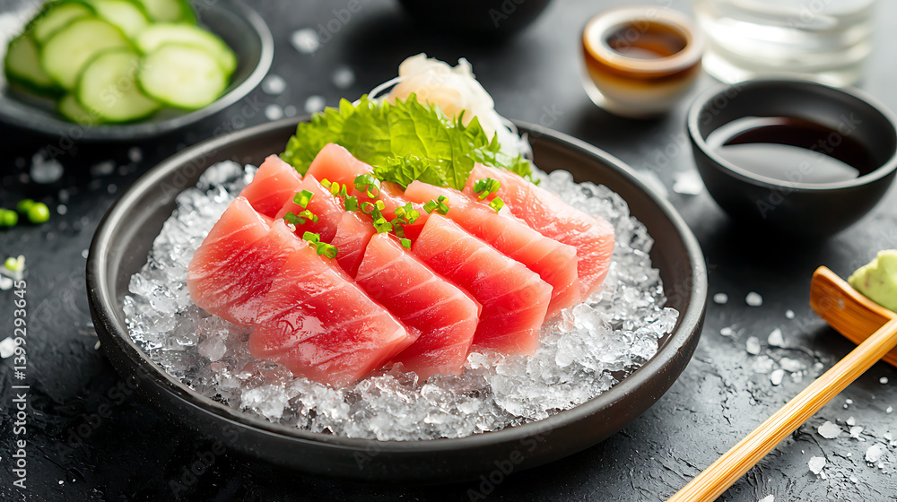 Sashimi preparation event sushi restaurant food photography culinary environment close-up view freshness concept Sashimi preparation event sushi restaurant food photography culinary environment close-up view freshness concept