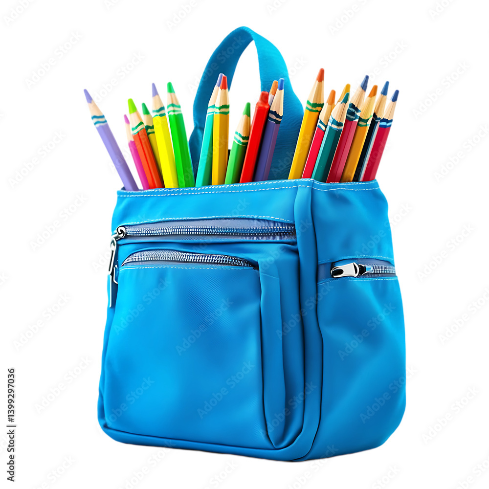 school supplies isolated on a transparent background school supplies isolated on a transparent background