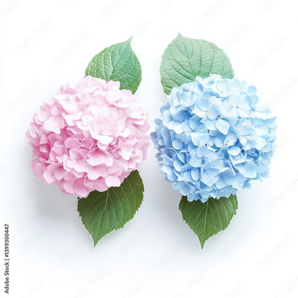Obraz premium Pastel Hydrangeas