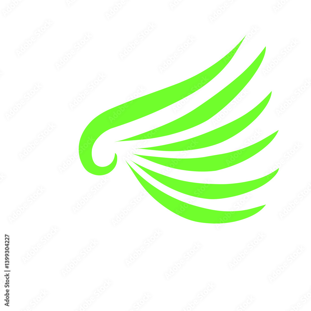 Vibrant green abstract design featuring dynamic shapes and flowing lines, ideal for creative projects Vibrant green abstract design featuring dynamic shapes and flowing lines, ideal for creative projects