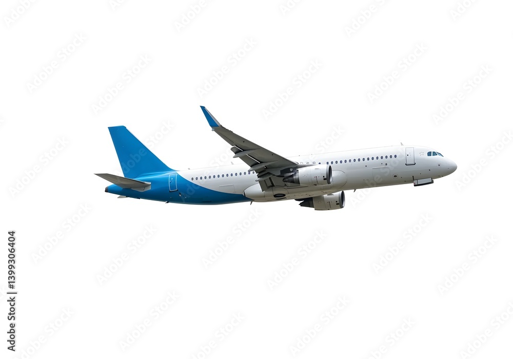 Fototapeta premium airplane isolated on white background