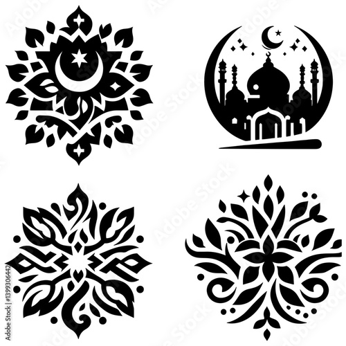 Vibrant floral mandala emphasizing artistic refinement and harmonious ornamental symmetry