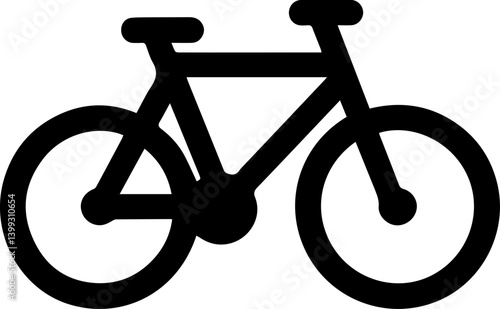 Bicycle Silhouette Icon - Classic City Bicycle