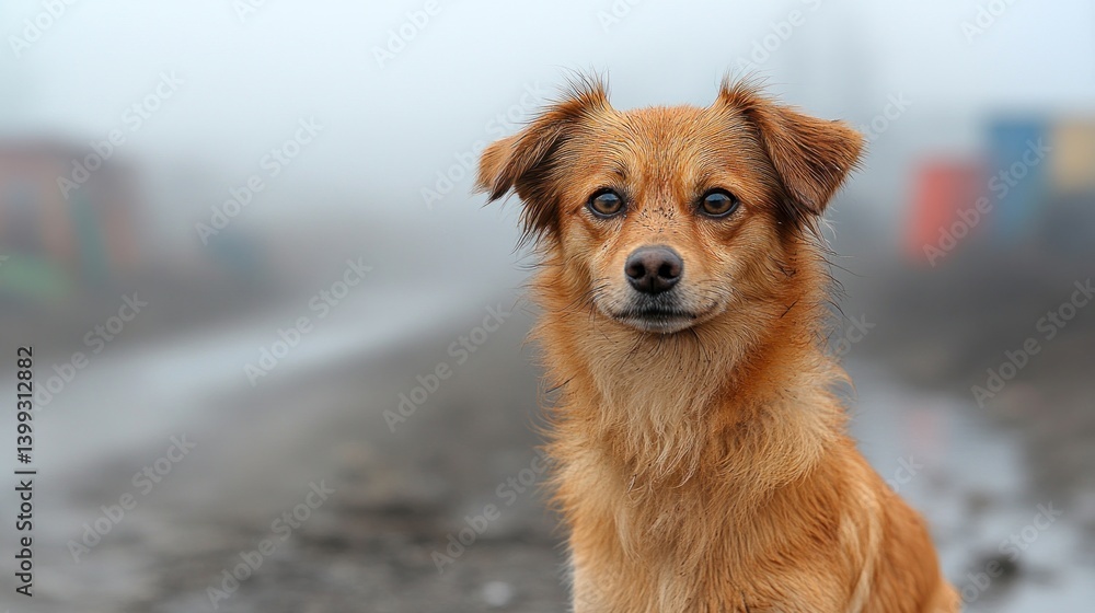A Lonely Dog in the Fog A Lonely Dog in the Fog