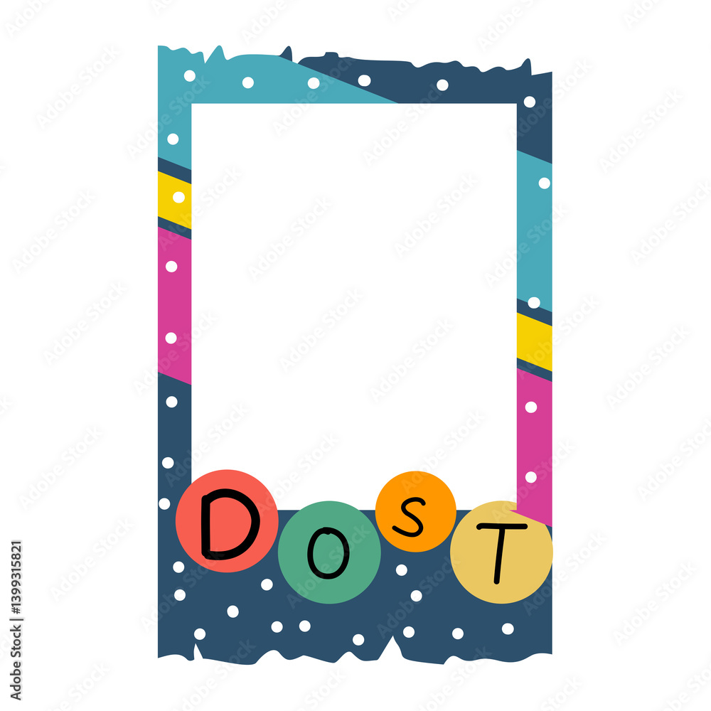 Obraz premium polaroid vector frame