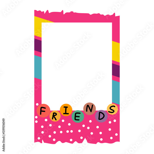 polaroid frame for friends