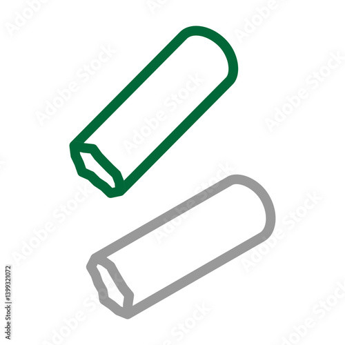 Airmail Envelope Vector Line Dark Green Grey Icon Design