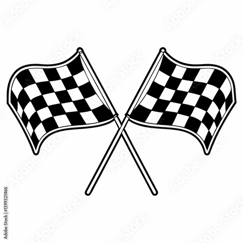 checkered racing flag
