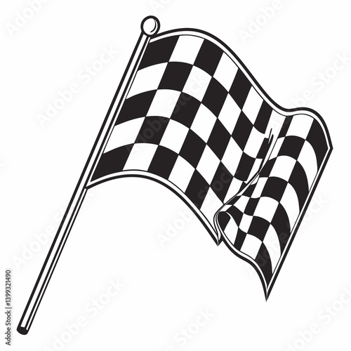 checkered racing flag