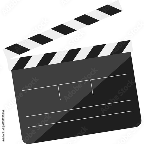 Movie Clapboard Illustration