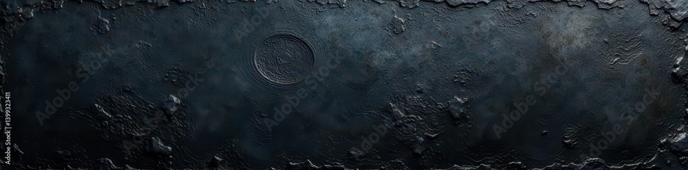 Black metallic surface, etched with deep grooves, etched, material, metal Black metallic surface, etched with deep grooves, etched, material, metal
