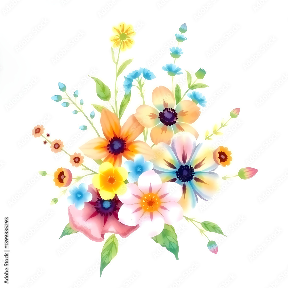 Beautiful Floral and Botanical Illustrations for Creative Projects Beautiful Floral and Botanical Illustrations for Creative Projects