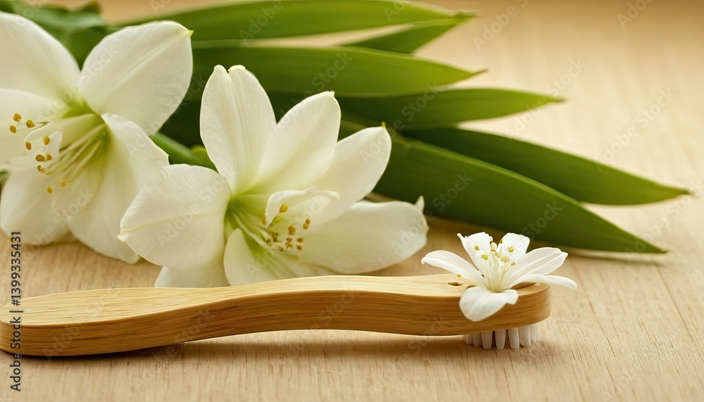 Naklejka premium Spa products with orchids 1