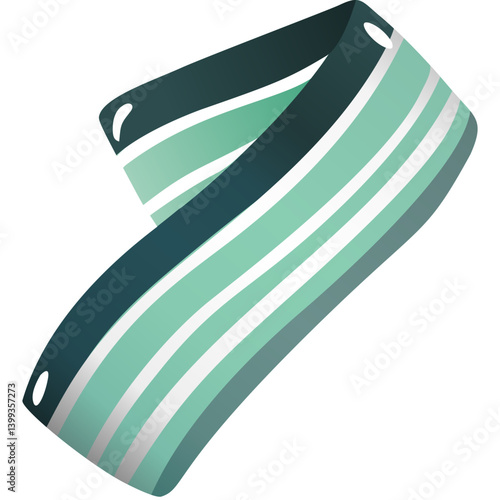 colorful resistance bands for exercise and fitness