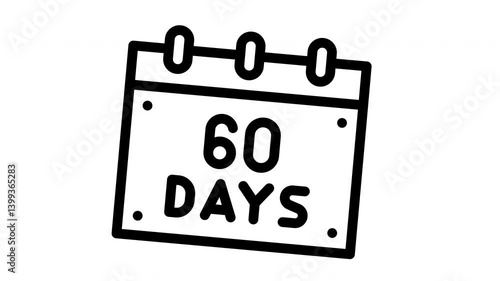 60 days animated icon
