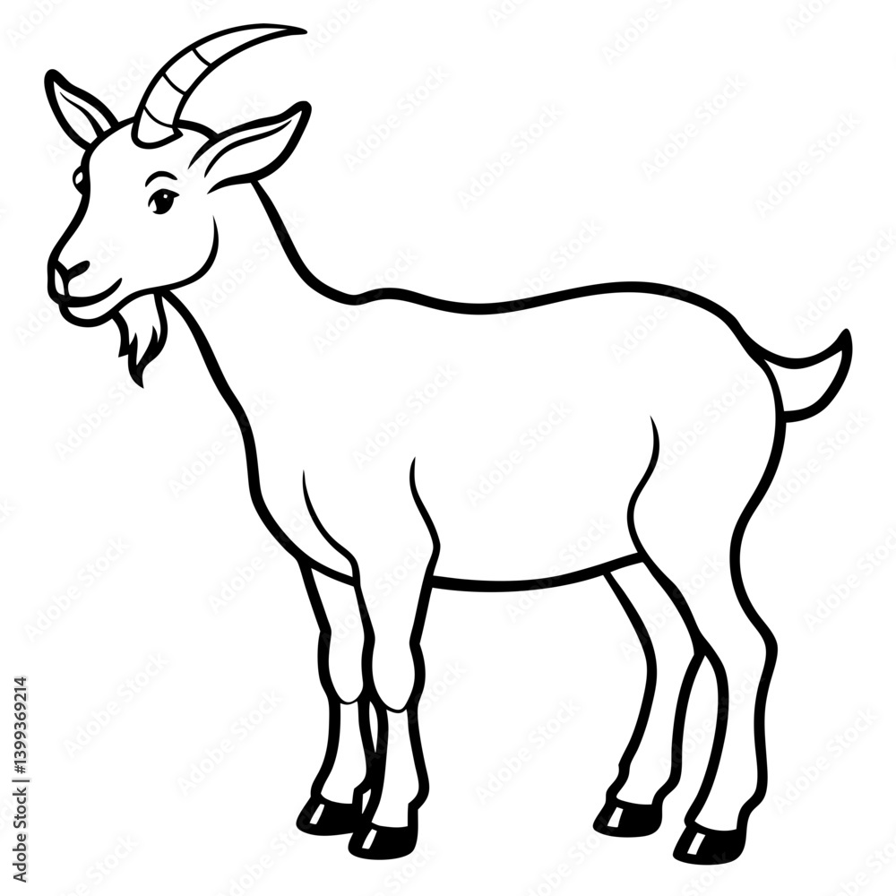 goat vector illustration goat vector illustration