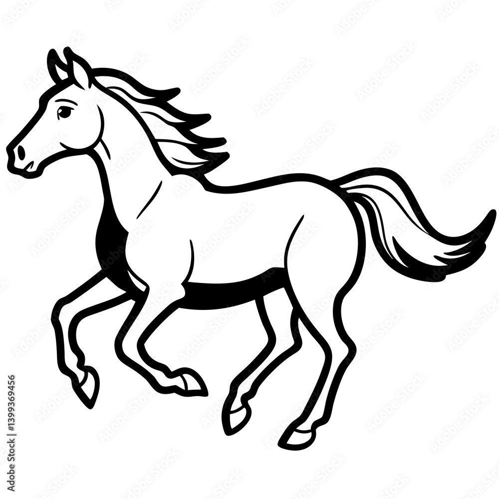 horse vector illustration horse vector illustration