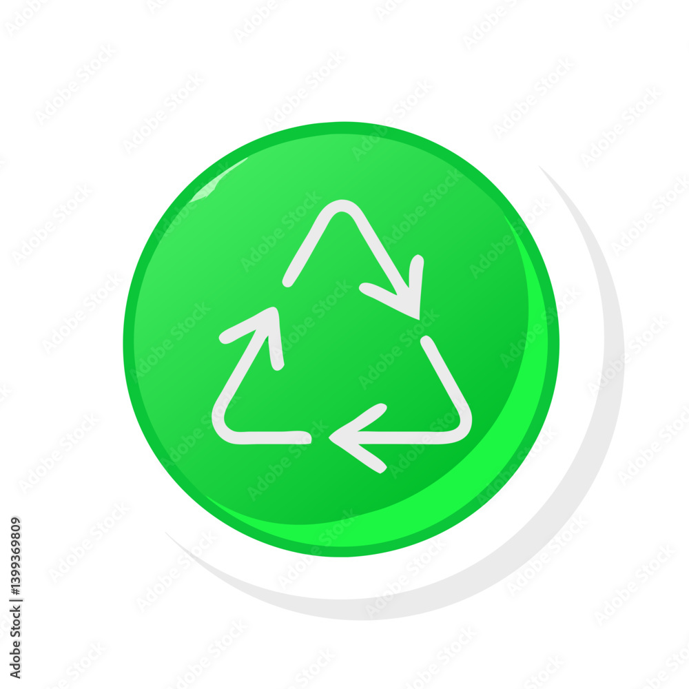 recycle button icon, recycle button vector illustration-simple illustration of recycle button, perfect for recycle button logos and icons recycle button icon, recycle button vector illustration-simple illustration of recycle button, perfect for recycle button logos and icons