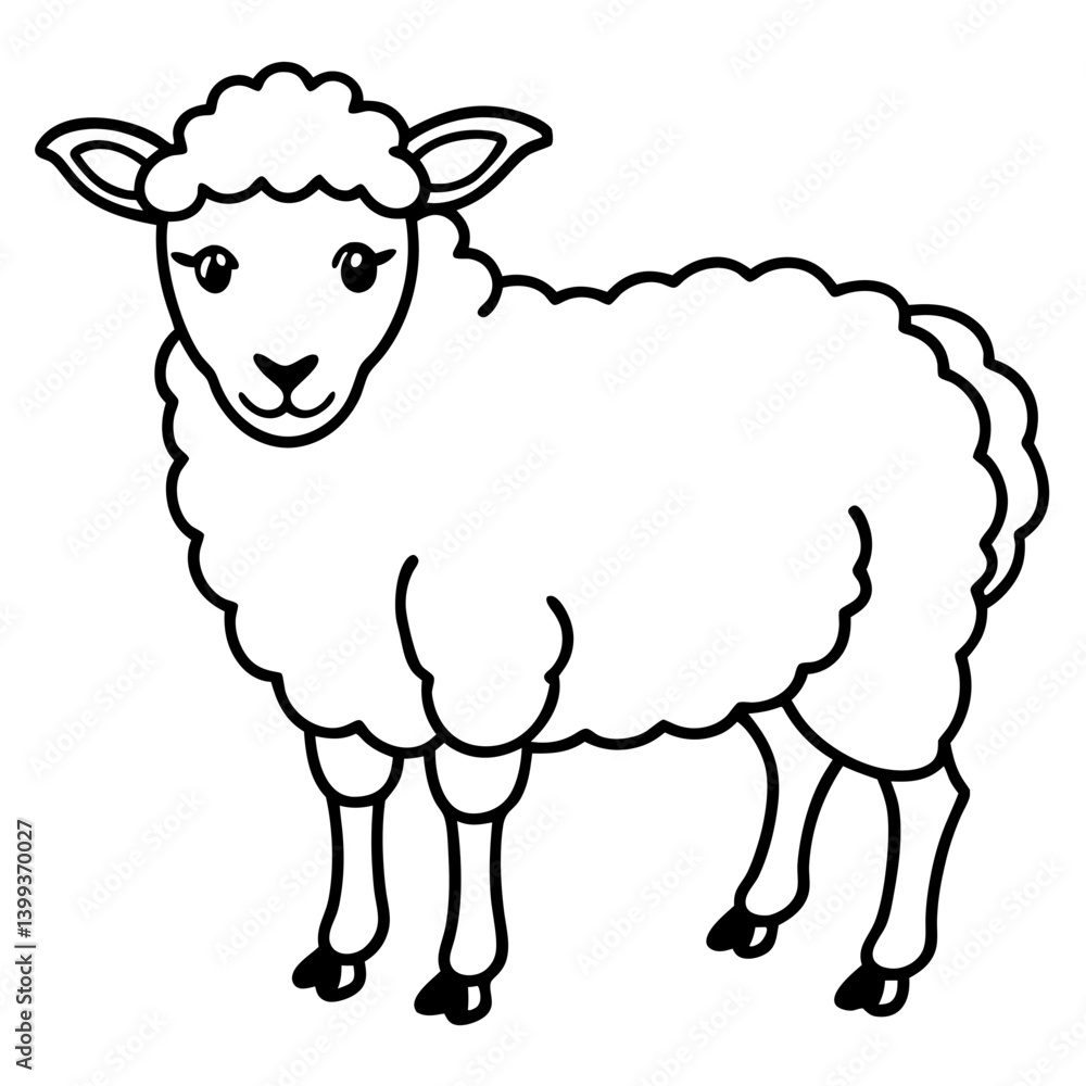 sheep vector illustration sheep vector illustration