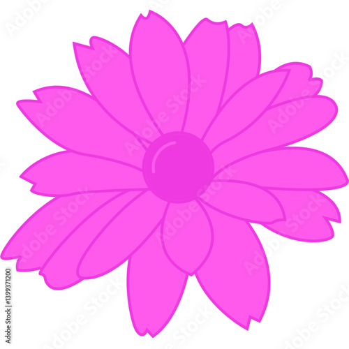 Flower Shape Illustration
