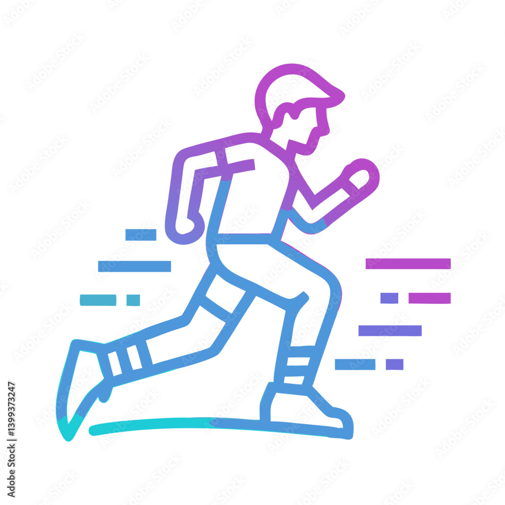 running icon, running vector illustration-simple illustration of running, perfect for running logos and icons running icon, running vector illustration-simple illustration of running, perfect for running logos and icons