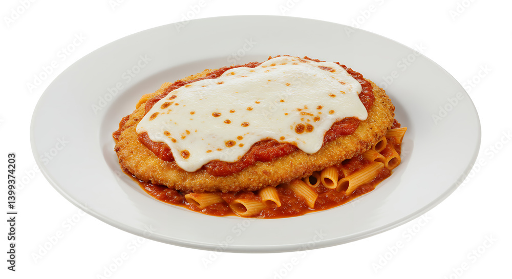 Delicious savory dish with rich sauce and creamy topping Delicious savory dish with rich sauce and creamy topping