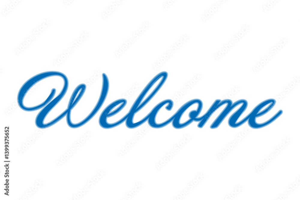 Welcome(ようこそ)の文字の、よく目立つロゴマーク
Welcome(ようこそ)の文字の、よく目立つロゴマーク