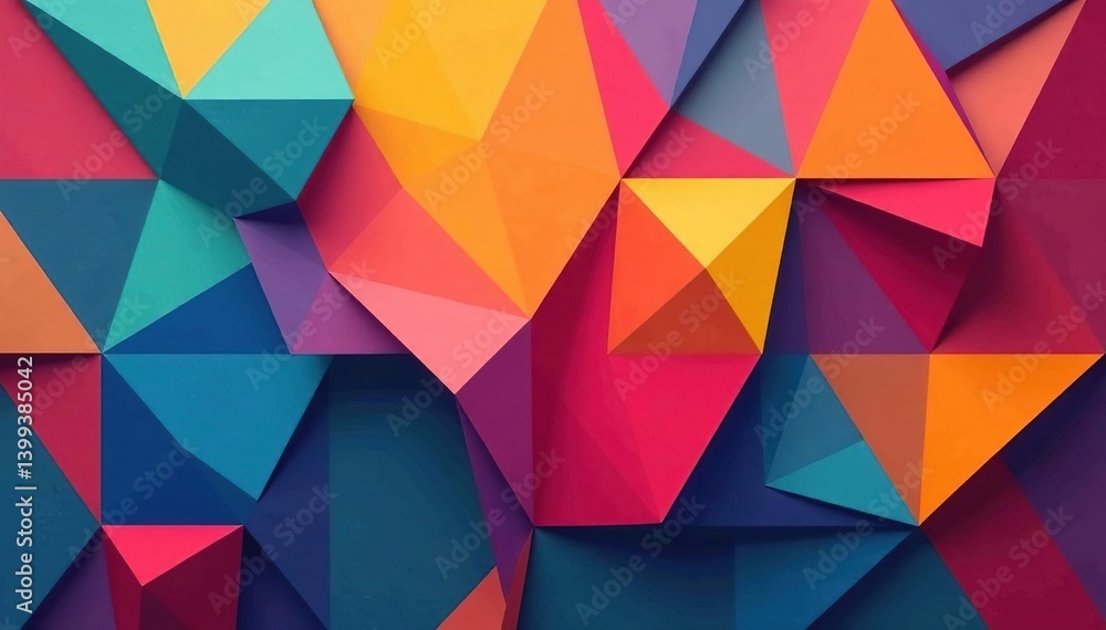 Geometric abstract shapes, vibrant colors, perfectly tiled , graphic, digital, lines Geometric abstract shapes, vibrant colors, perfectly tiled , graphic, digital, lines