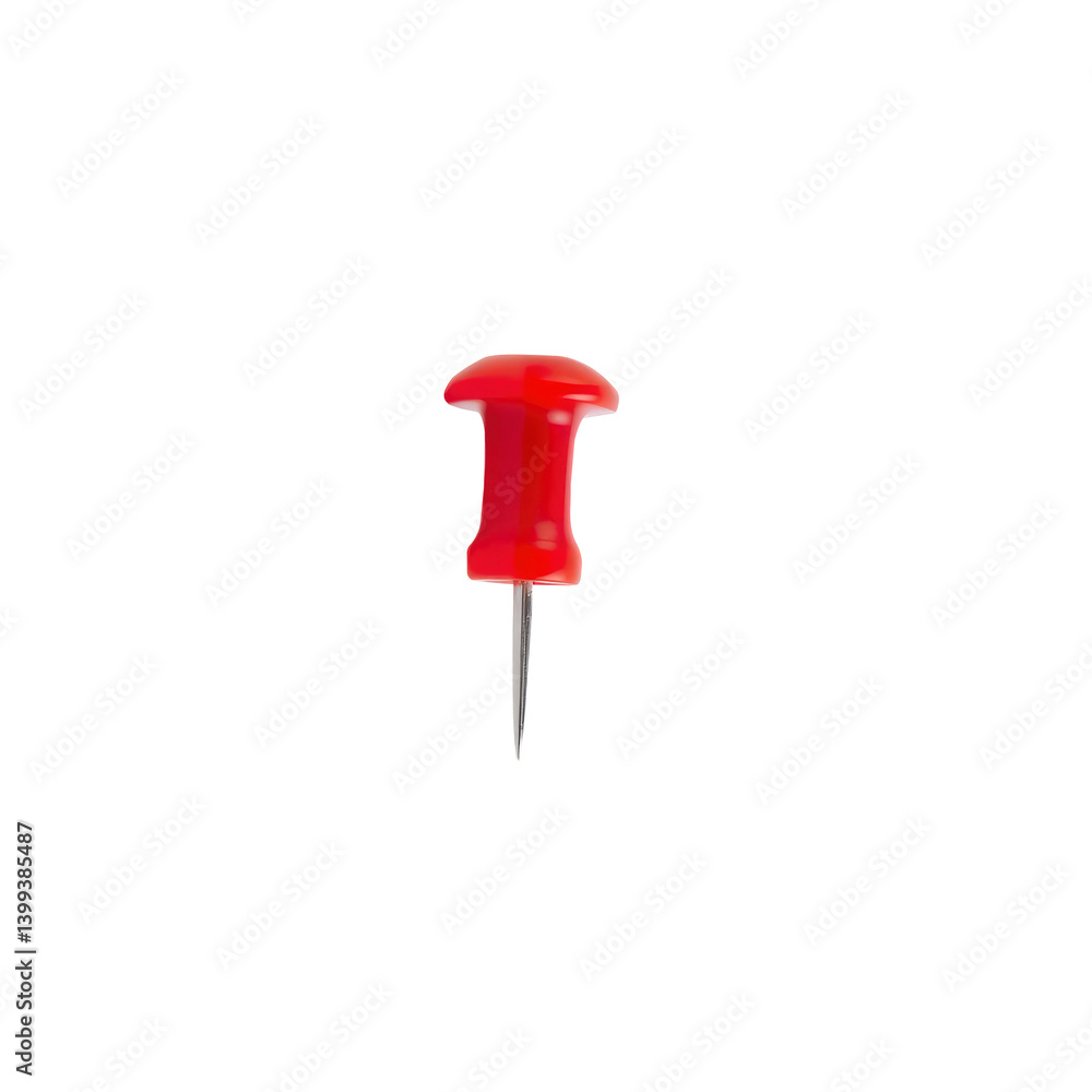 red push pin with transparent background PNG and JPEG image