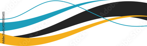 Free Download Business Wavy Border Element - GFXLoad