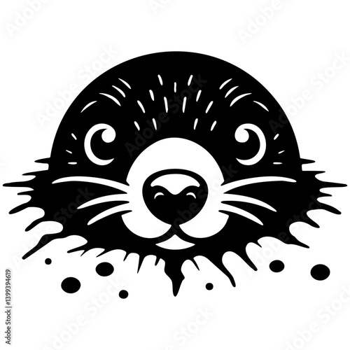 Cute Mole out of Burrow.