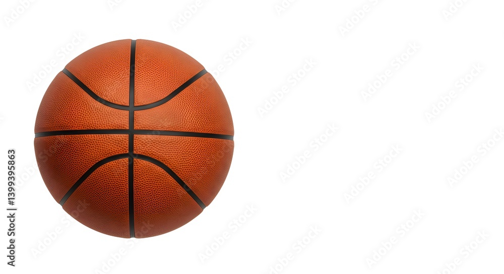 Close-up of Basketball for Game and Fitness Isolated Basketball for Sports and Recreation Close-up of Basketball for Game and Fitness Isolated Basketball for Sports and Recreation