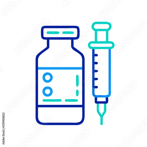 vaccine vial bottle icon, vaccine vial bottle vector illustration-simple illustration of vaccine vial bottle, perfect for vaccine vial bottle logos and icons