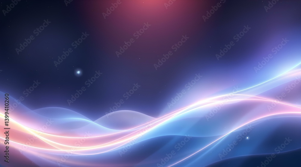 Ethereal Waves of Light in a Cosmic Space Ethereal Waves of Light in a Cosmic Space
