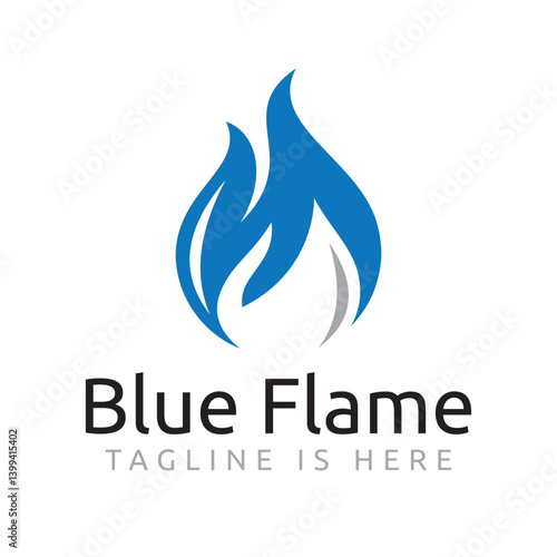Blue Hot Fire Flame Nature Camping Adventure Logo Template Free Download Blue Hot Fire Flame Nature Camping Adventure Logo Template - GFXLoad