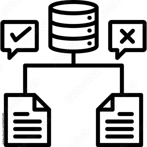 Data Collection line icon