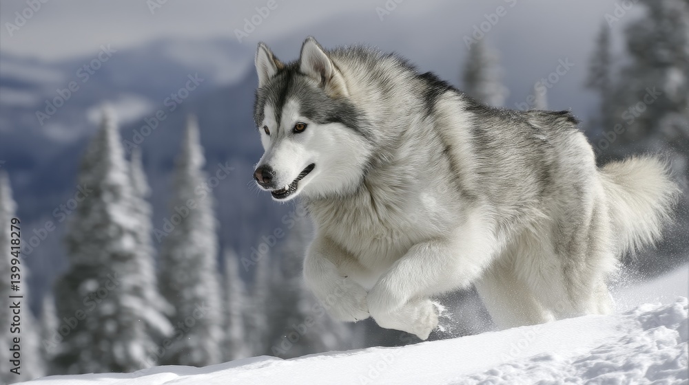 A powerful Siberian Husky-Wolf mix runnin-1 - Predator shot Power Prey A powerful Siberian Husky-Wolf mix runnin-1 - Predator shot Power Prey