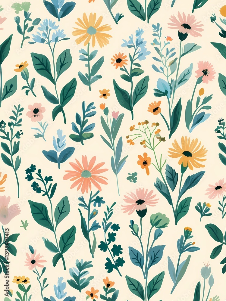 seamless floral pattern seamless floral pattern