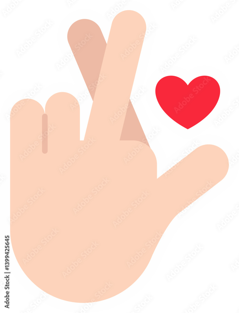 Obraz premium Hand Sign Sticker Element Set