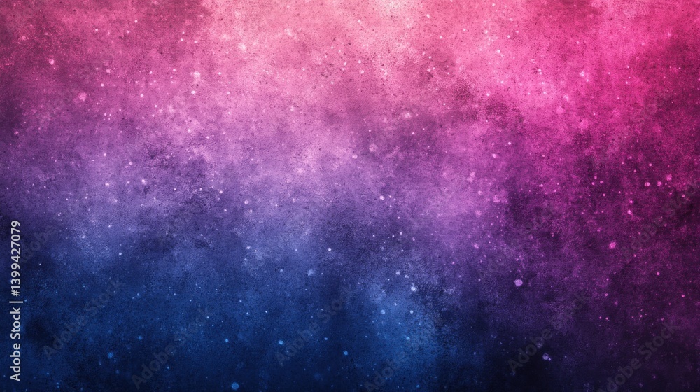 Obraz premium An abstract watercolor painting features a gradient of celestial colors