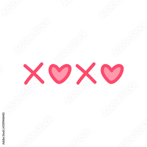 Valentine's Day xoxo. Valentine's Day gif and quote