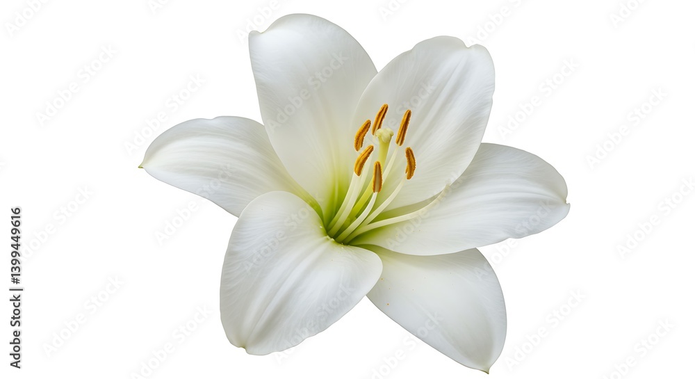 Fototapeta premium Whisper of White AI Generated