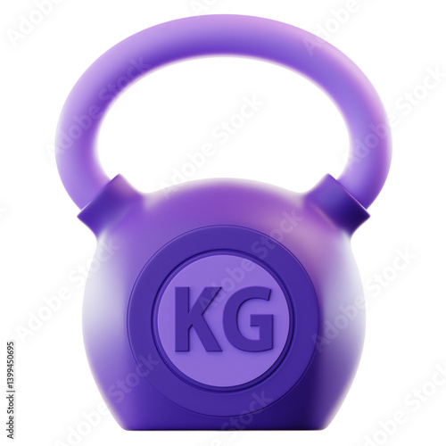 3D Illustration Kettle Bell